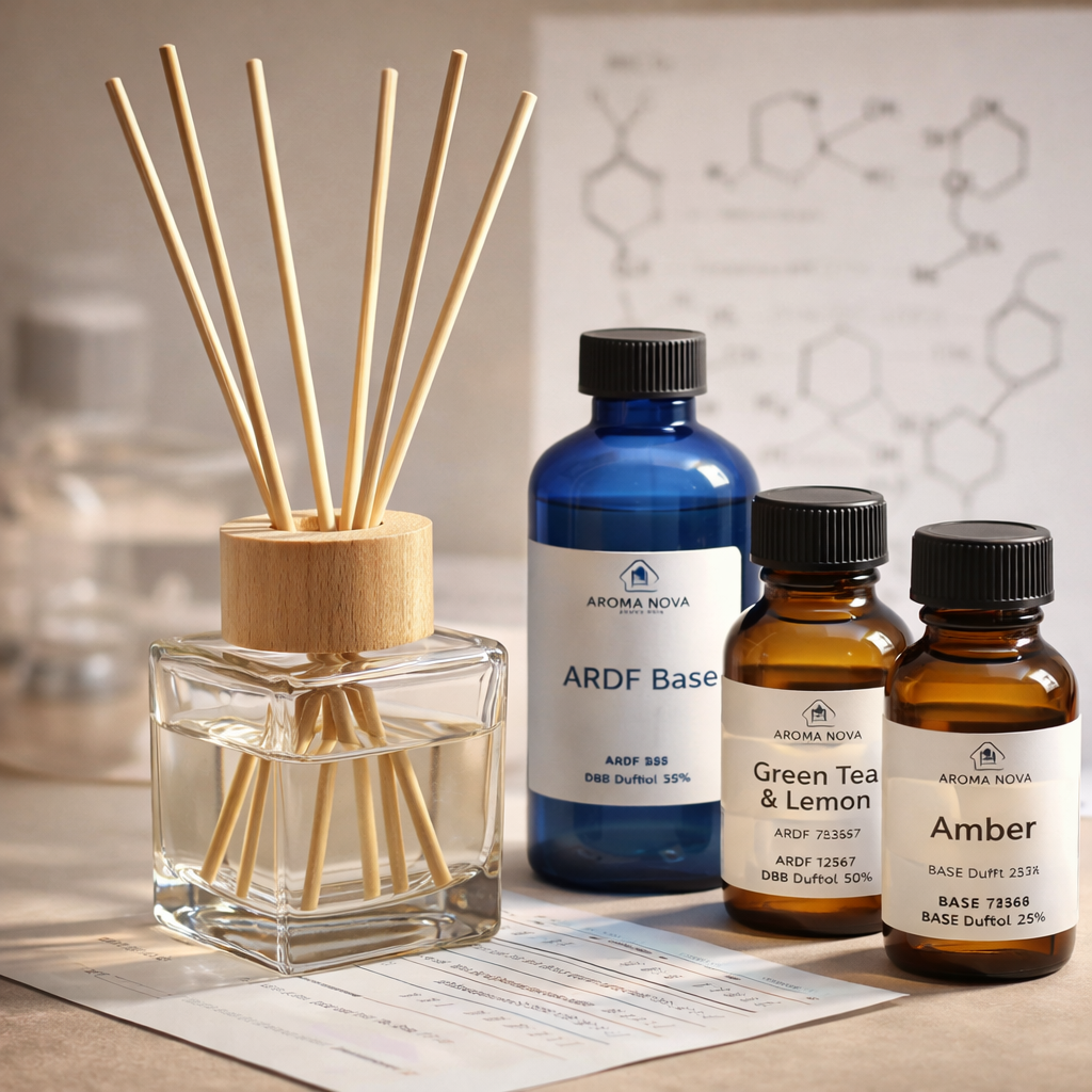Reed Diffuser mit Aroma Nova Duftöl und ARDF Base
